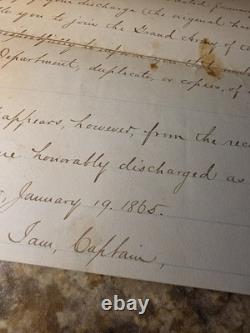 1871 Discharge Document Signed by Two Civil War Generals
