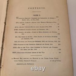 1875 1st Edition, Memoirs of General William T Sherman, Vol. II withMilitary Map
