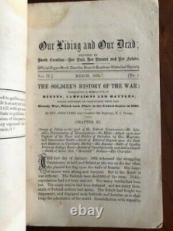 1876 Civil War Pamphlet SIGNED by NC Confederate General Thomas CLINGMAN, CSA