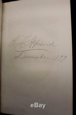 1877 1stED Four Years With General Lee Owned by Civil War POW Thomas Alfriend NF