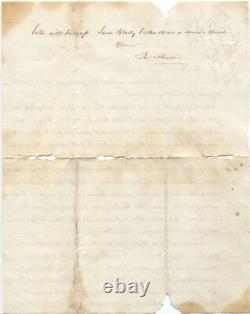 1879 Civil War Medal of Honor Winner Frederick Phisterer Writes to General Fre