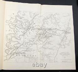 1881 civil war MILITARY HISTORY OF GENERAL ULYSSES S. GRANT withFOLDING MAPS 3 vol