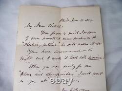 1884 Antique Henry M Hoyt Letter CIVIL War Union General Pennsylvania Governor