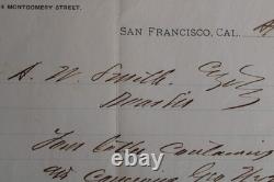 1884 George Cadwalader, Civil War & Mexican American General, Signed Letter, Law
