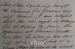 1884 George Cadwalader, Civil War & Mexican American General, Signed Letter, Law