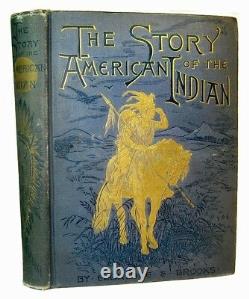 1887 American Indian Pictorial History Signed By CIVIL War General Antique Rare