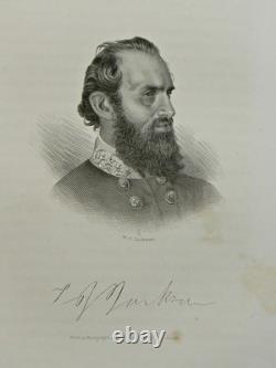 1887 Confederate General ROBERT E LEE History STONEWALL JACKSON Civil War C. S. A