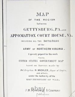 1887 Confederate ROBERT E LEE MEMOIRS Civil War General C. S. A. History SOUTHERN