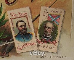 1888 Duke A28 Tobacco Card Album Heroes of Civil War N78 N114 Histories Generals