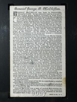 1888 N114 Duke's Cigs, General McCLELLAN, SGC 2 Civil War History
