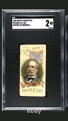 1889 Duke's N78 Robert E Lee SGC 2 Civil War Confederate History Of Generals 1889 Duke's N78 Robert E Lee SGC 2 Civil War Confederate History Of Generals