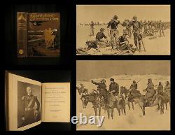 1896 1ed Civil War & INDIAN Memoir General Miles Native American Catlin Railroad