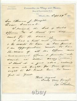 1897 Civil War Confederate General Joseph Wheeler Autograph Letter Signed