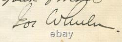 1897 Civil War Confederate General Joseph Wheeler Autograph Letter Signed