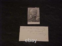 1897 Civil War Union General Alexander McCook Autographed Signed Note