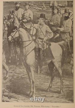 1898 Robert E Lee CONFEDERATE HISTORY CIVIL WAR Southern General REBEL army CSA