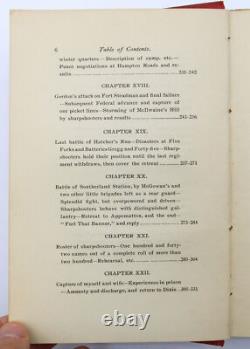 1899 civil war GENERAL ROBERT E. LEE'S SHARPSHOOTERS confederate army CSA RARE