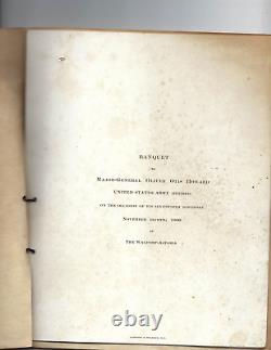 1900 11/8 program Civil War General Otis Howard, Booker T. Washington Tuskegee