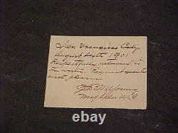 1901 General Samuel Baldwin Marks Young Autographed Signed Note Civil War