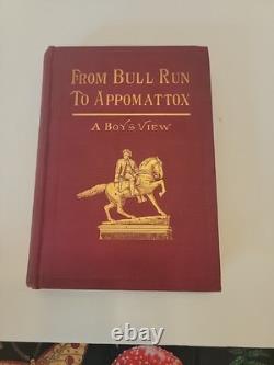 1908 First Edition Civil War From Bull Run to Appomattox Hopkins With 2 FOLDING