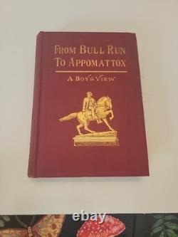 1908 First Edition Civil War From Bull Run to Appomattox Hopkins With 2 FOLDING