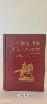 1908 First Edition Civil War From Bull Run to Appomattox Hopkins With 2 FOLDING