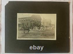 1908 July 4th Parade Photo Monmouth Maine Market General Store Civil War Vet