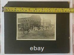 1908 July 4th Parade Photo Monmouth Maine Market General Store Civil War Vet