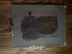 1911 Gettysburg Pictures Story Tipton Blocher Civil War Photo Book