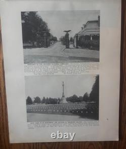 1911 Gettysburg Pictures Story Tipton Blocher Civil War Photo Book