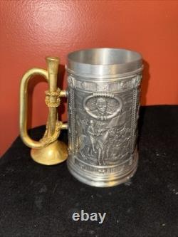1989 The Franklin Mint Civil War Commemorative Tankard Generals Grant & Lee