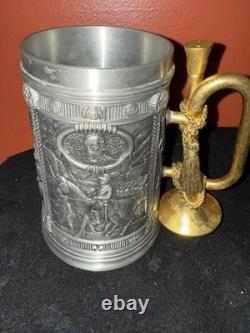 1989 The Franklin Mint Civil War Commemorative Tankard Generals Grant & Lee