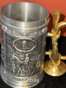 1989 The Franklin Mint Civil War Commemorative Tankard Generals Grant & Lee 1989 The Franklin Mint Civil War Commemorative Tankard Generals Grant & Lee