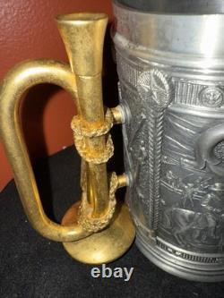 1989 The Franklin Mint Civil War Commemorative Tankard Generals Grant & Lee