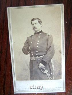 19th C Civil War Soldier Mathew Brady CDV Photo General George McClellan