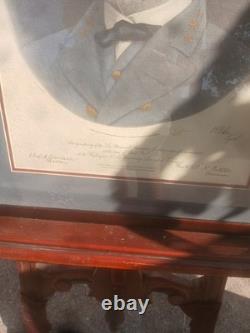 2 Antique Lithograph Civil War Confederate Generals ROBERT LEE STONEWALL JACKSON