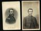 2 Civil War Cdvs Incl Id'd Soldier Ohio Infantry & General Sheridan 1860s Photo