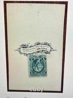 2 General Nichols Civil War Cdv New York studio photograph. Wounded in Battle