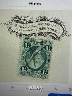 2 General Nichols Civil War Cdv New York studio photograph. Wounded in Battle