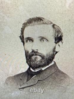 2 General Nichols Civil War Cdv New York studio photograph. Wounded in Battle