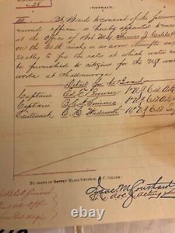 342 CIVIL War Chattanooga Water Supply Restored General Order 1866