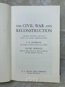 3 Civil War Related Books Battle Cry of Freedom, Atlanta 1864, Reconstruction