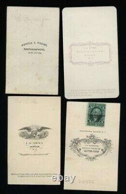 4 CDVs, Mother & Civil War Soldier Sons Incl. Brig General Edwin Francis Cooke