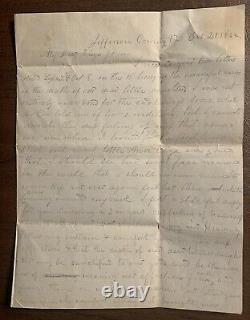 4th Virginia Cavalry Civil War Letter W. Ranson General Stuart Confederate