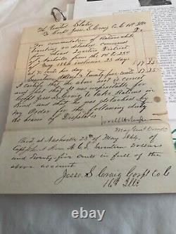 850 CIVIL War General Lovell Rosseau Signed Rations List 16 Illinois 1864 Dated