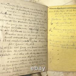 ANTIQUE 1850s-61 GENERAL STORE LEDGER SCRAPBOOK INVOICE EPHEMERA CIVIL WAR ERA