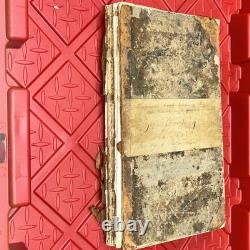 ANTIQUE 1850s-61 GENERAL STORE LEDGER SCRAPBOOK INVOICE EPHEMERA CIVIL WAR ERA