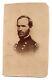 Antique Cdv C. 1860s Civil War General William T. Sherman In Uniform Album Print