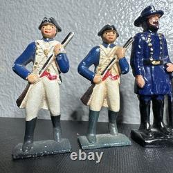 ANTIQUE CIVIL WAR HAND PAINTED CONFEDERATE ROBERT E LEE/GENERAL GRANT lot3.5
