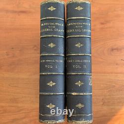 AROUND THE WORLD With GENERAL GRANT by John Russell Young 2 Vols 1879 Illus VG
